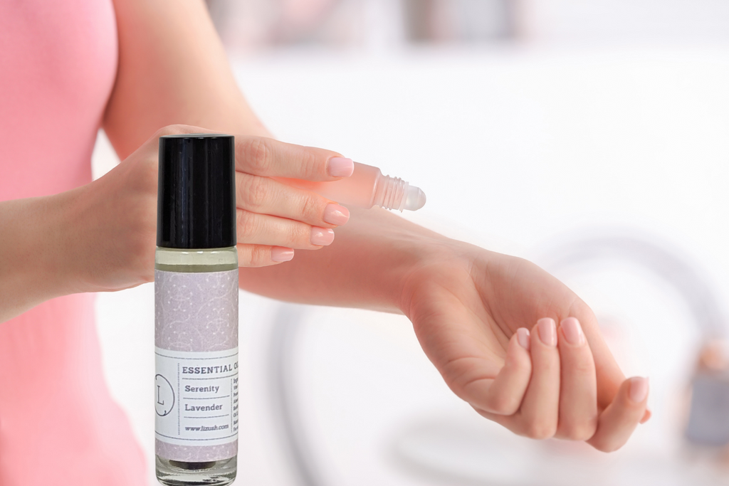 CBD Essential Oils Roll-On set with Crystals and CBD (THC free)-4