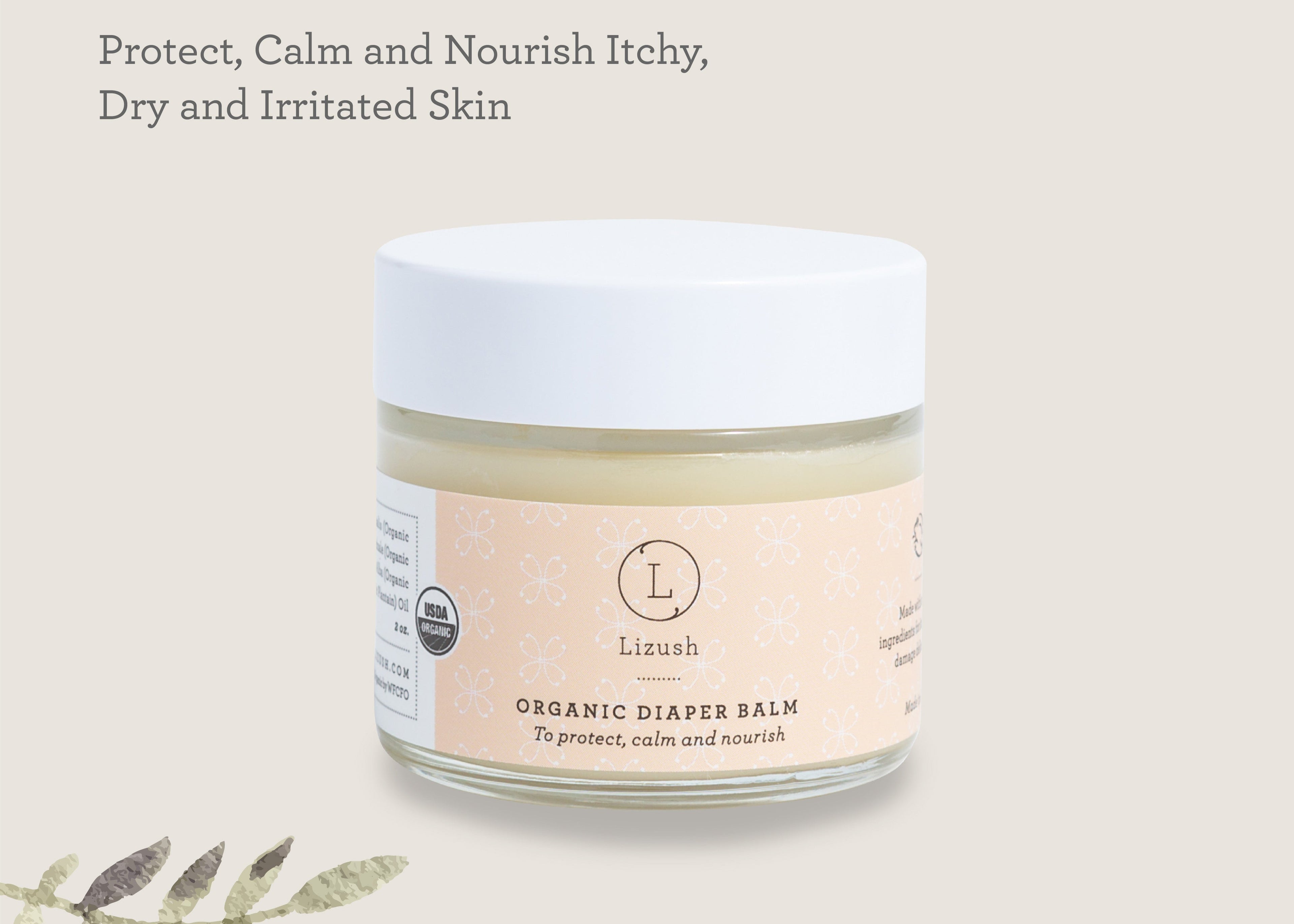 ORGANIC DIAPER BALM To protect, calm and nourish-0