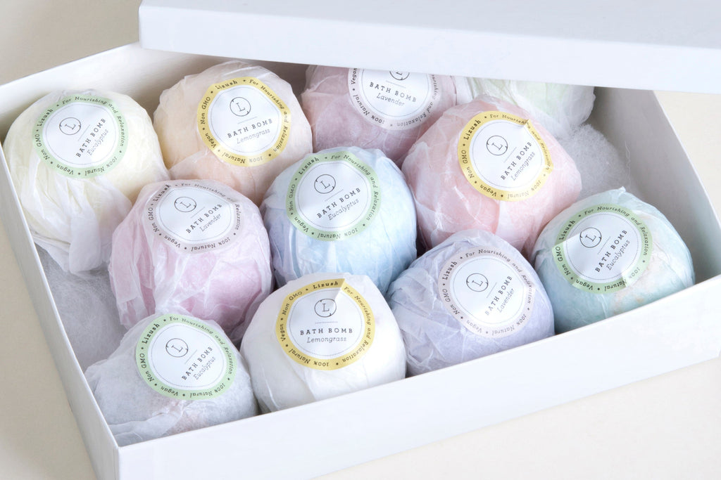 11 Bath Bombs Gift Box +  one Free Bomb to make 12 !!-3