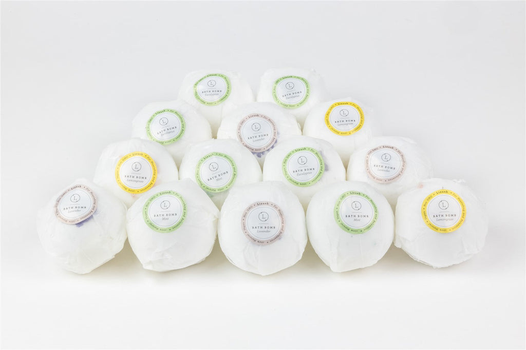 Bath Bombs Gift Box, Set of 14 Big 100% Natural Relaxing Bath Bombs-4